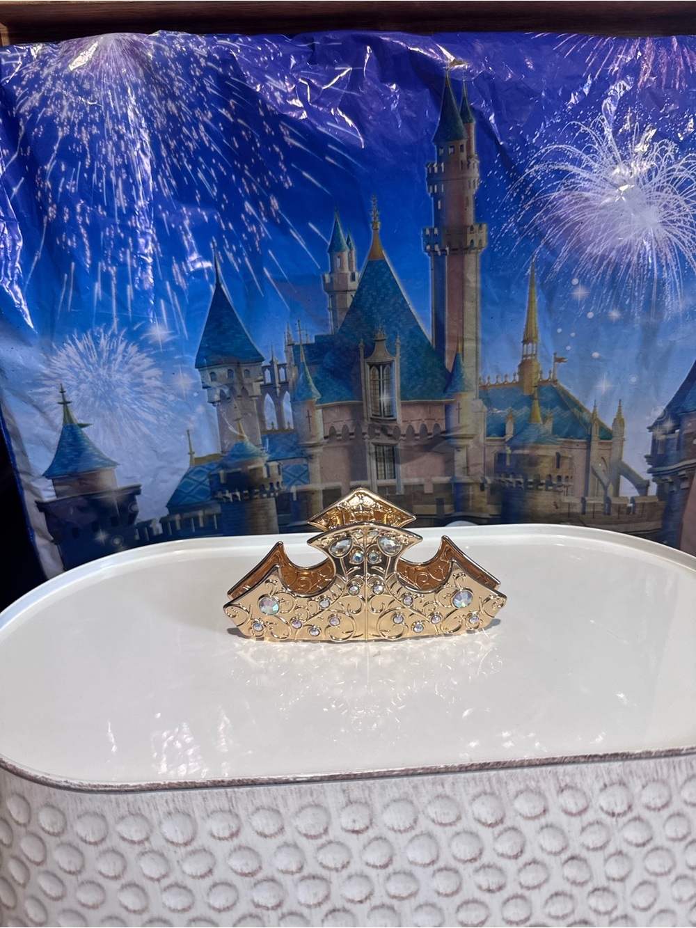 Disney parks princess crown claw clip